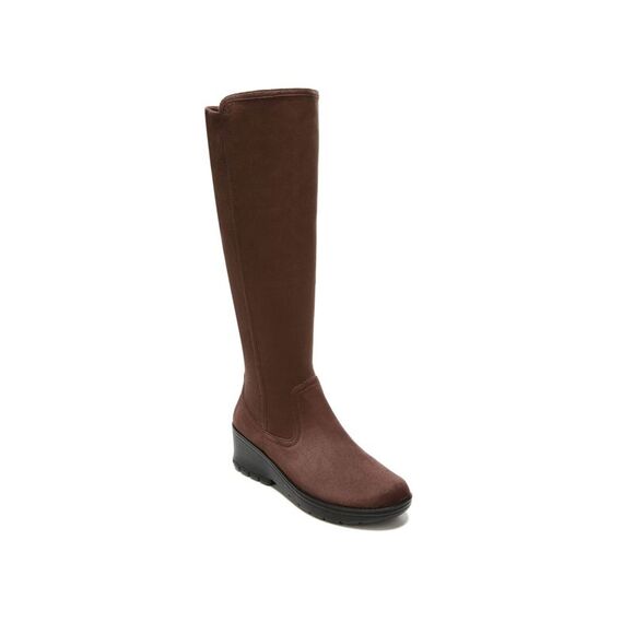 BZEES Shoes - BZEES Womens Brown Brandy Round Toe Block Heel Zip-Up Boots Shoes 9.5 M